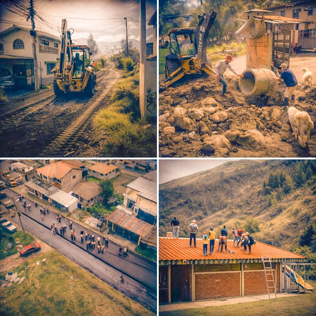 Obras de infraestructura en San Joaquín